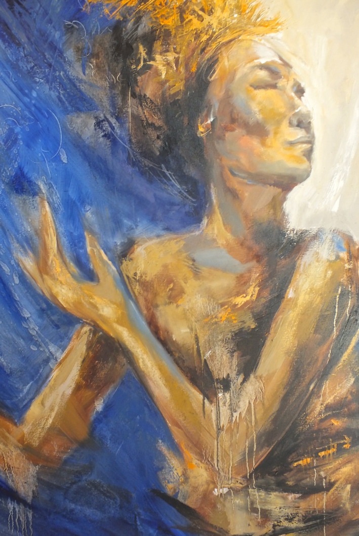 Apel Hendrawan, oil on canvas, 2013, 120x60cm